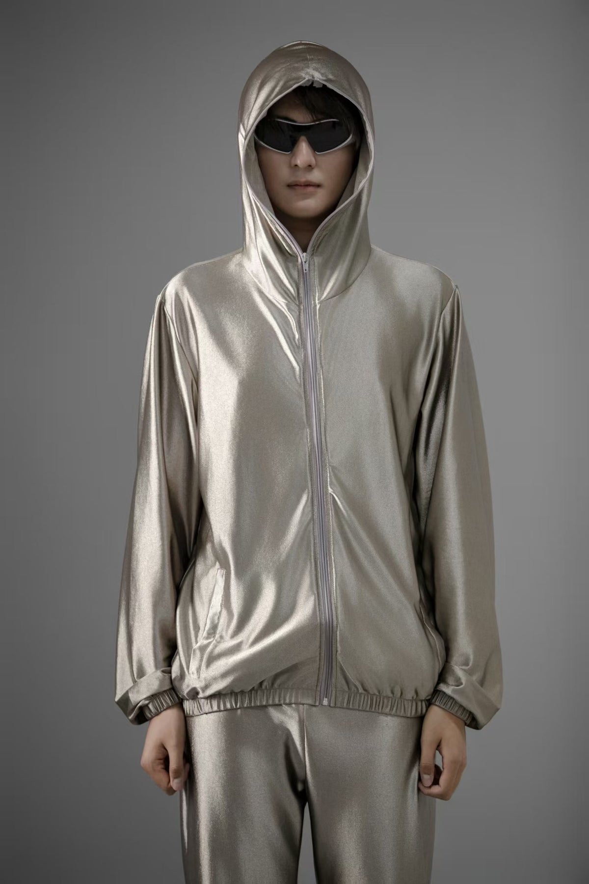 Full-Frequency EMF Blocking Thermal Hoodie Set, High-Purity Silver Fiber Skin-Friendly Radiation Protection Daily Base Layer
