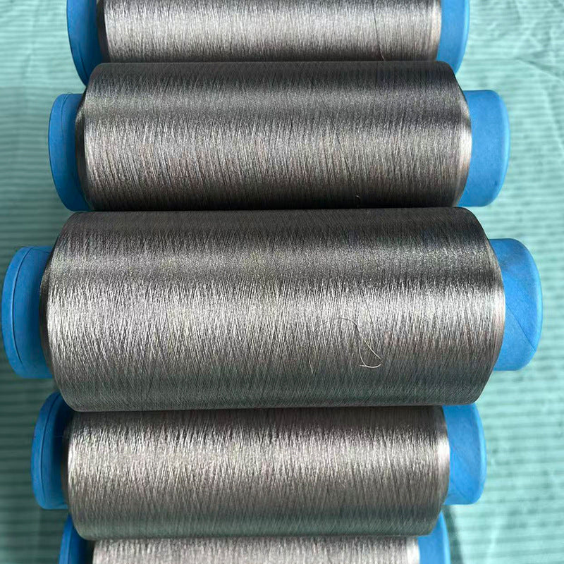 Silver Fiber Yarn, Anti-static & EMI Shielding Conductive Silver Yarn for Textile Weaving