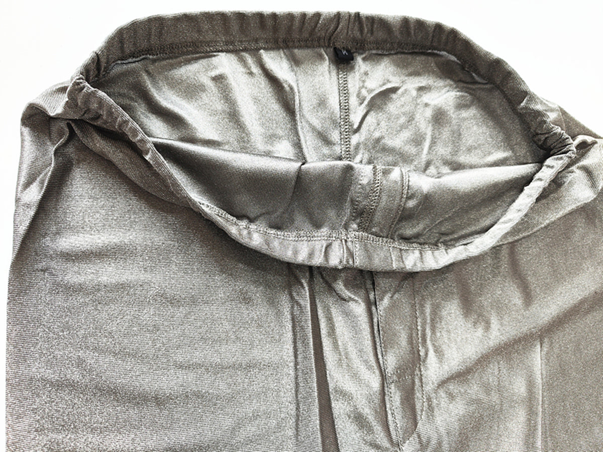 Pusaman EMF Protection Men's Clothing, RF Shielding Anti-Radiation emf  Protection Clothing, Silver Fiber Long-sleeved Underwear (Color :  Longsleeve