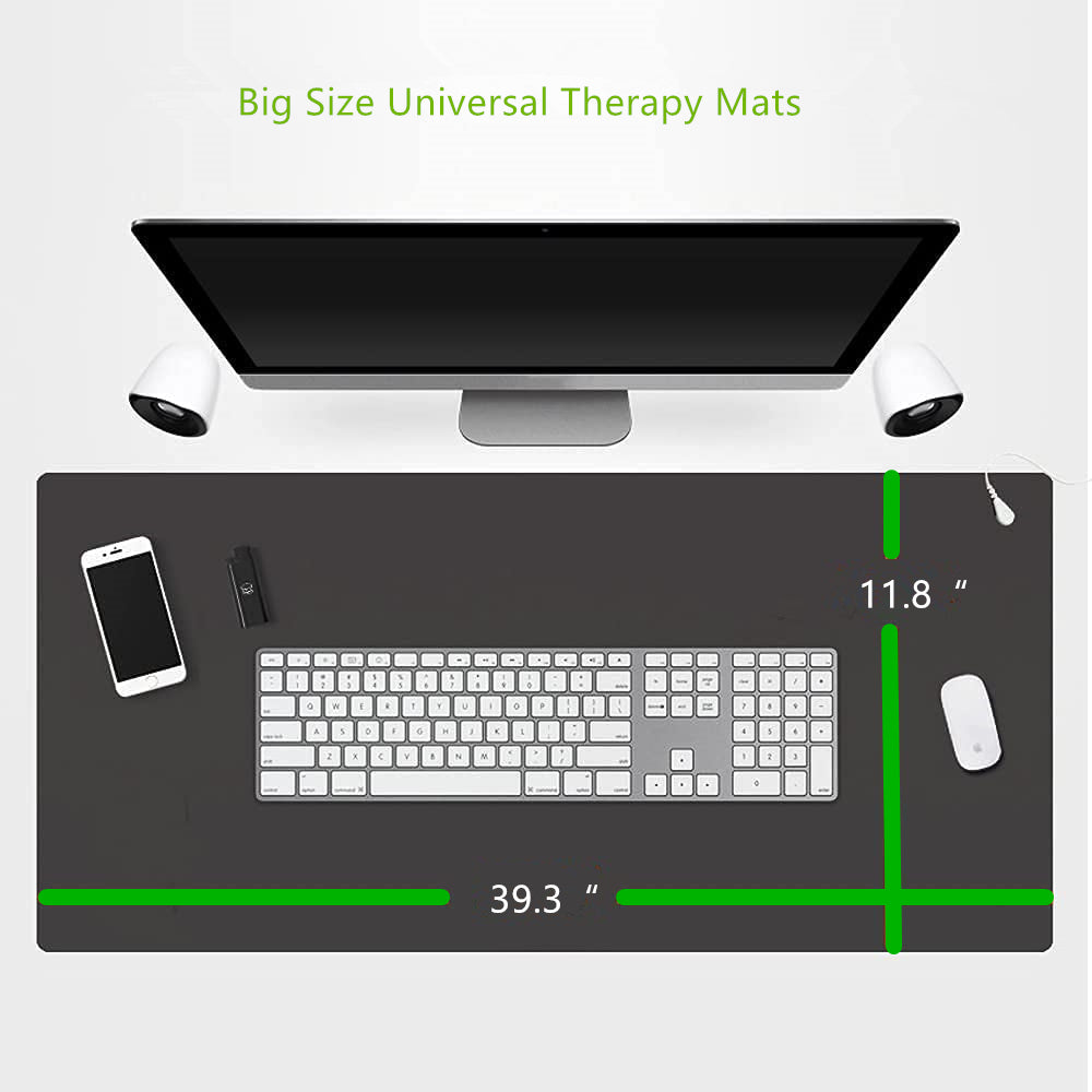 Large Grounding Therapy Mats Improves Sleep, Reduces EMF Inflammation 39.3x11.8"