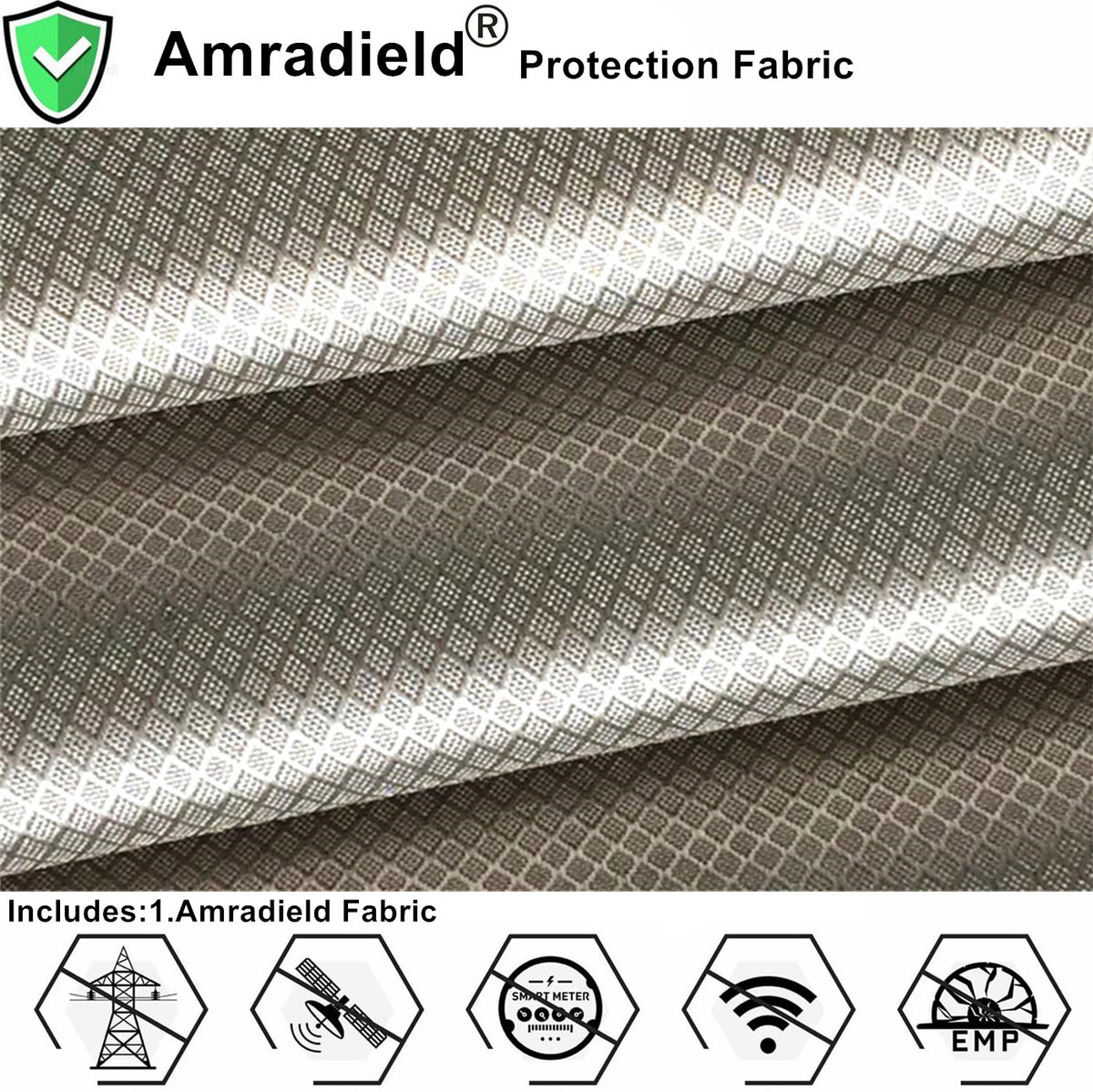 Emp Protection Suitable For Making Anti-static Cloth,Wireless Meter  Shielding,E-textiles,Shielding Curtain - Buy Emp Protection Fabric,Emf  Shielding