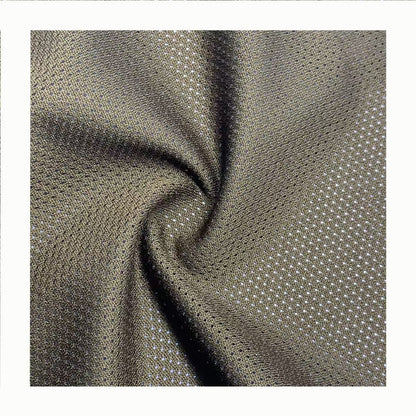 Thick Pure Silver Fiber Bird Eye Fabric