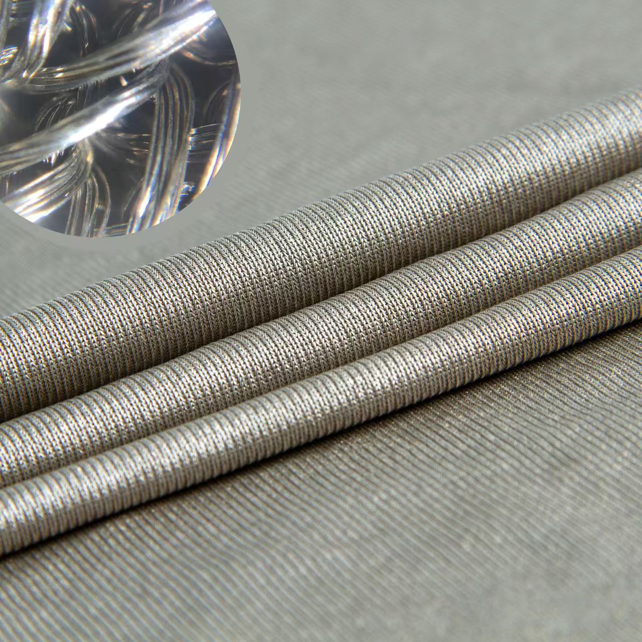 Pure Silver Fiber Knitting Fabric