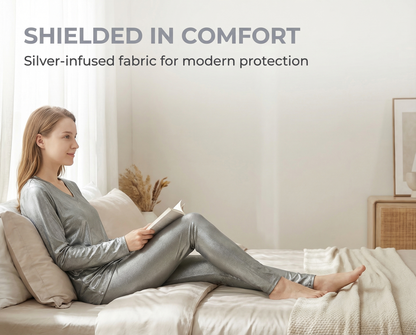 Silver Fiber Conductive Fabric Clothing | Electromagnetic Shielding Silver Ion Anti-Bacterial Base Layer Clothing