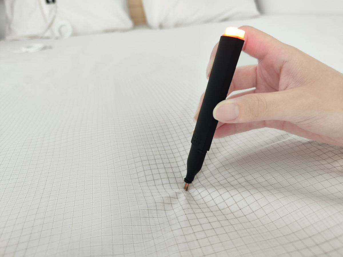 Organic Cotton Fabric with High Content Silver Fiber Grid Fabric Width 280cm for Grounding Earthing Sheets