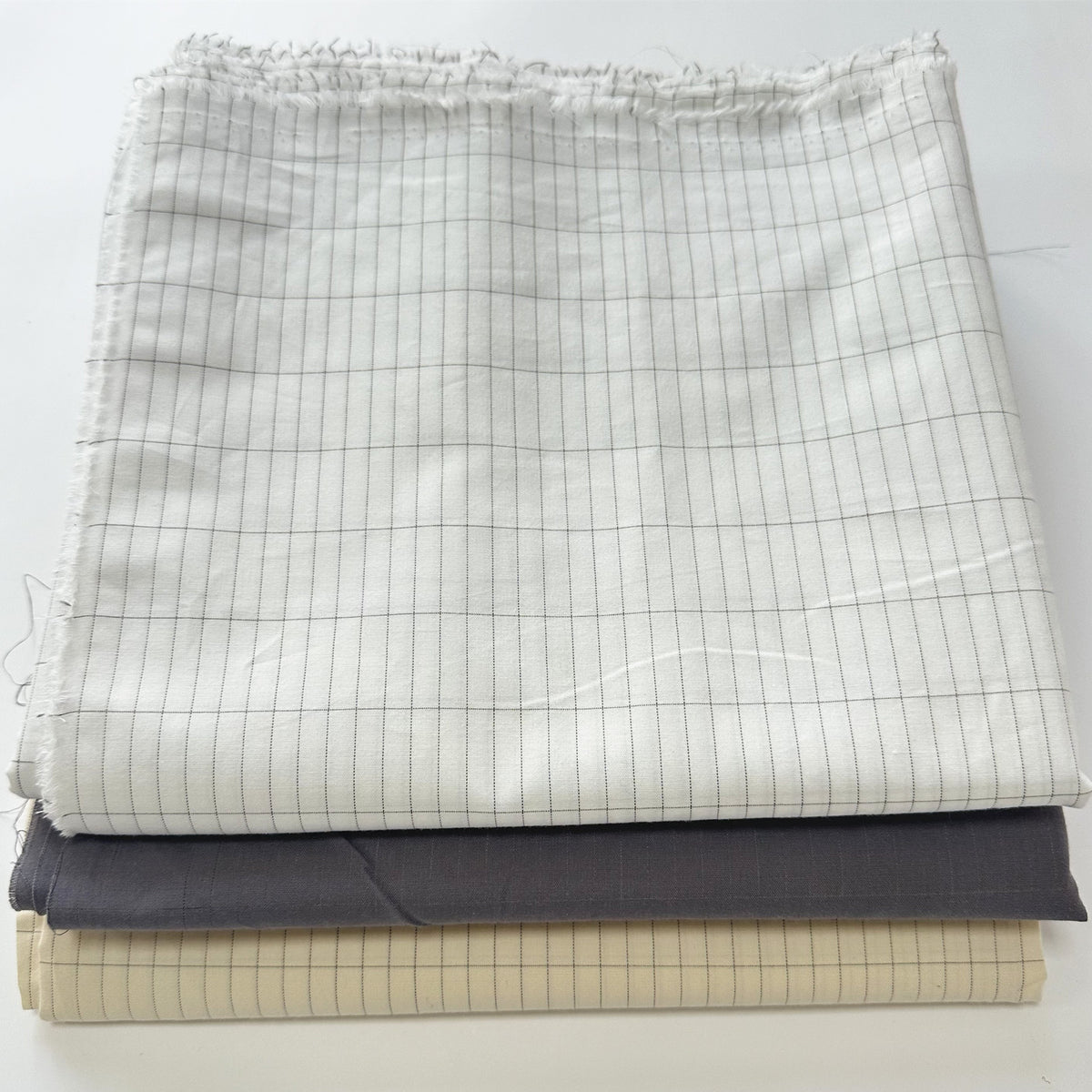 Organic Cotton Fabric with Silver Fiber Grid Fabric Width 280cm for Grounding Earthing Sheets