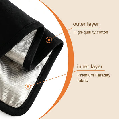 EMF Blocking Blanket for Laptop & Cell Phone - Faraday Blanket, EMF Laptop Shield & Radiation Protection Lap Pad