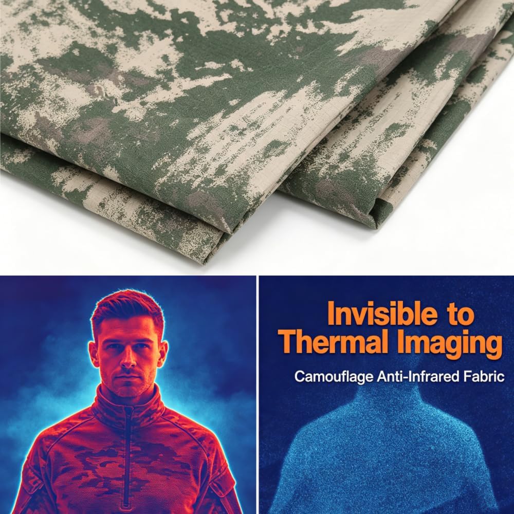 Multi‑Function EMI Shielding Fabric | Anti‑Electromagnetic Radiation, Signal Blocking & Thermal Imaging Suppression Fabric