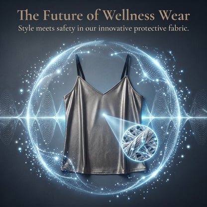 Silver Fiber EMF Shielding Camisole, Anti-Radiation Conductive Antibacterial Odor Resistant Dress