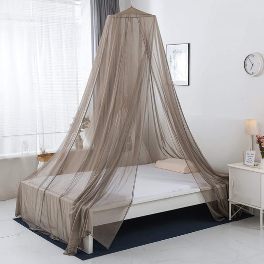 Silver Fiber Mesh Mosquito Net, EMF RF Anti-Radiation Shielding Bed Canopy, Breathable Fine Mesh Anti-Insect Net, 360° Full Coverage Protective Net for Home Bedroom Sleeping