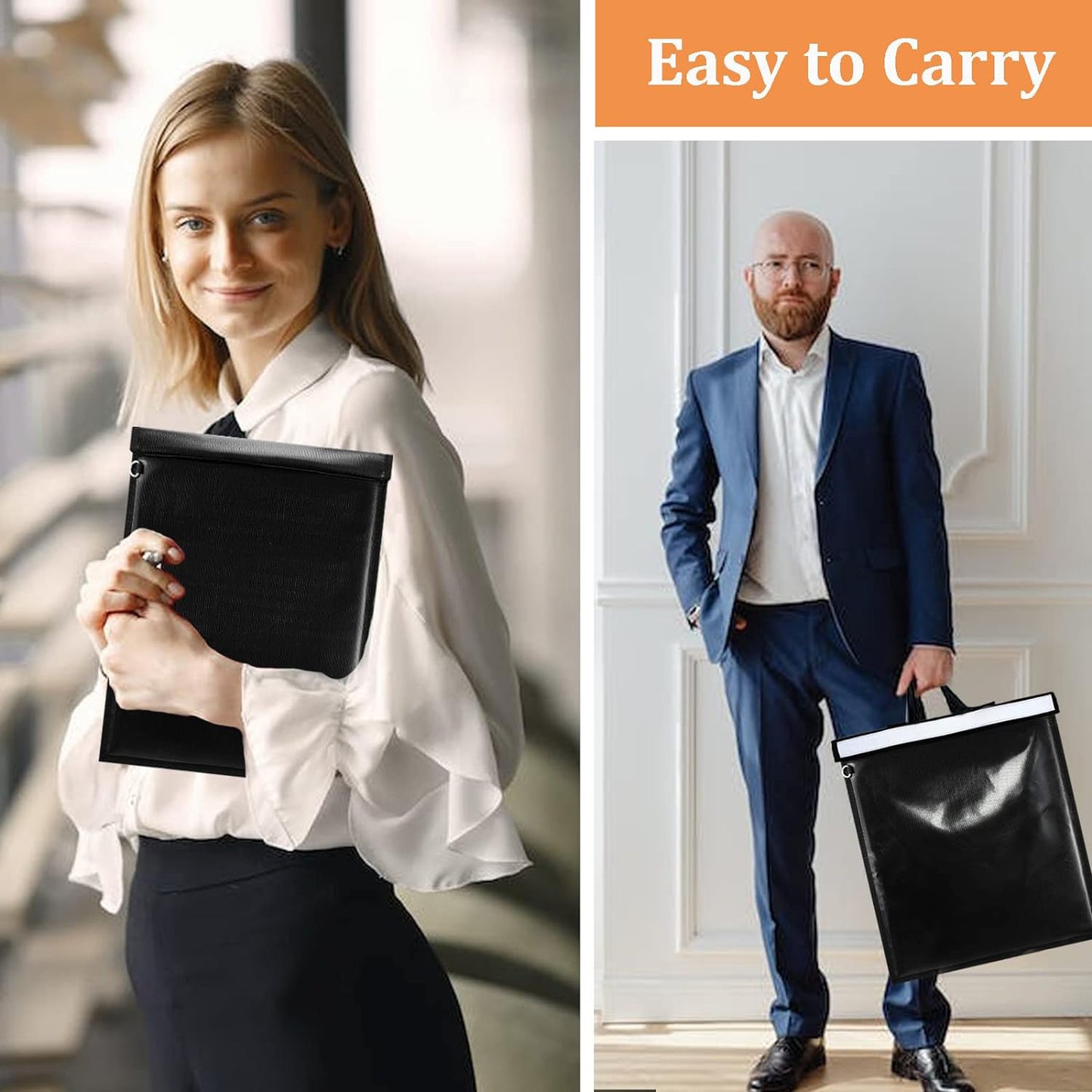 Faraday Bag Fireproof & Water Resistant Bag, Anti-Theft Hacking Pouch Case