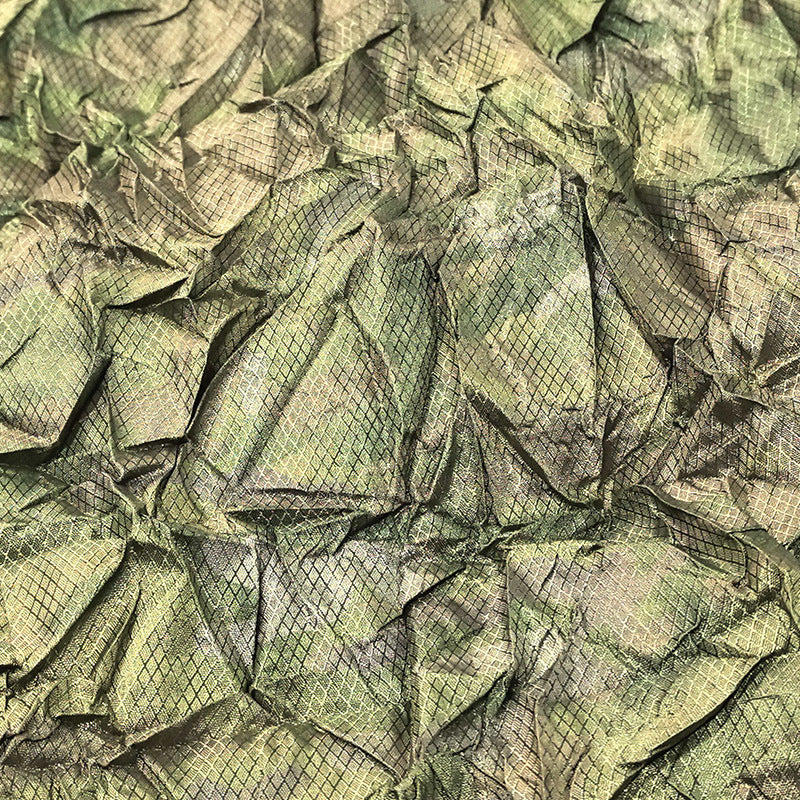 Tactical Camo Conductive Fabric, Nickel Copper EMF RF Anti-Radiation Cloth, Infrared Thermal Blocking Fabric for Outdoor Ghillie Suit, Invisible Tent, DIY Shielding