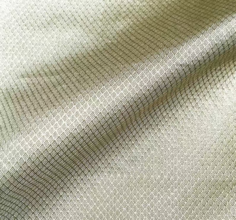 Silver Fiber Ripstop Fabric