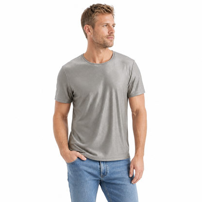Silver Fiber EMF Shielding T-Shirt Electromagnetic Radiation Protection Short Sleeve Tee