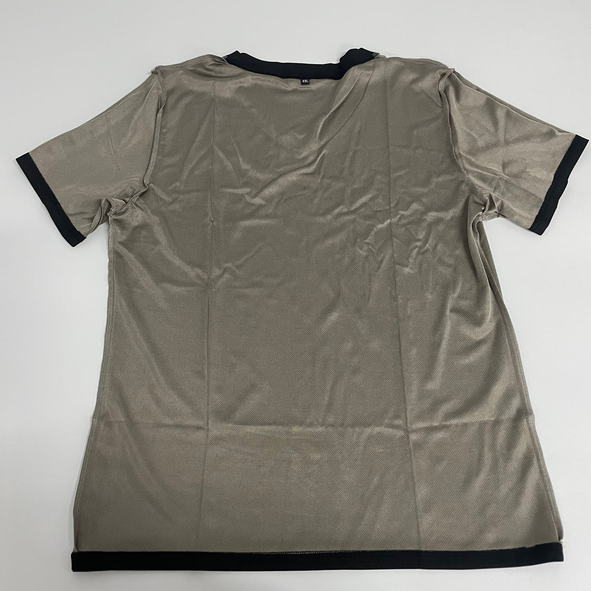 Men Women Silver Fiber EMF Protection T-Shirt V Neck Short Sleeve EMI RF Electromagnetic Radiation Shielding Tee For Daily Wear