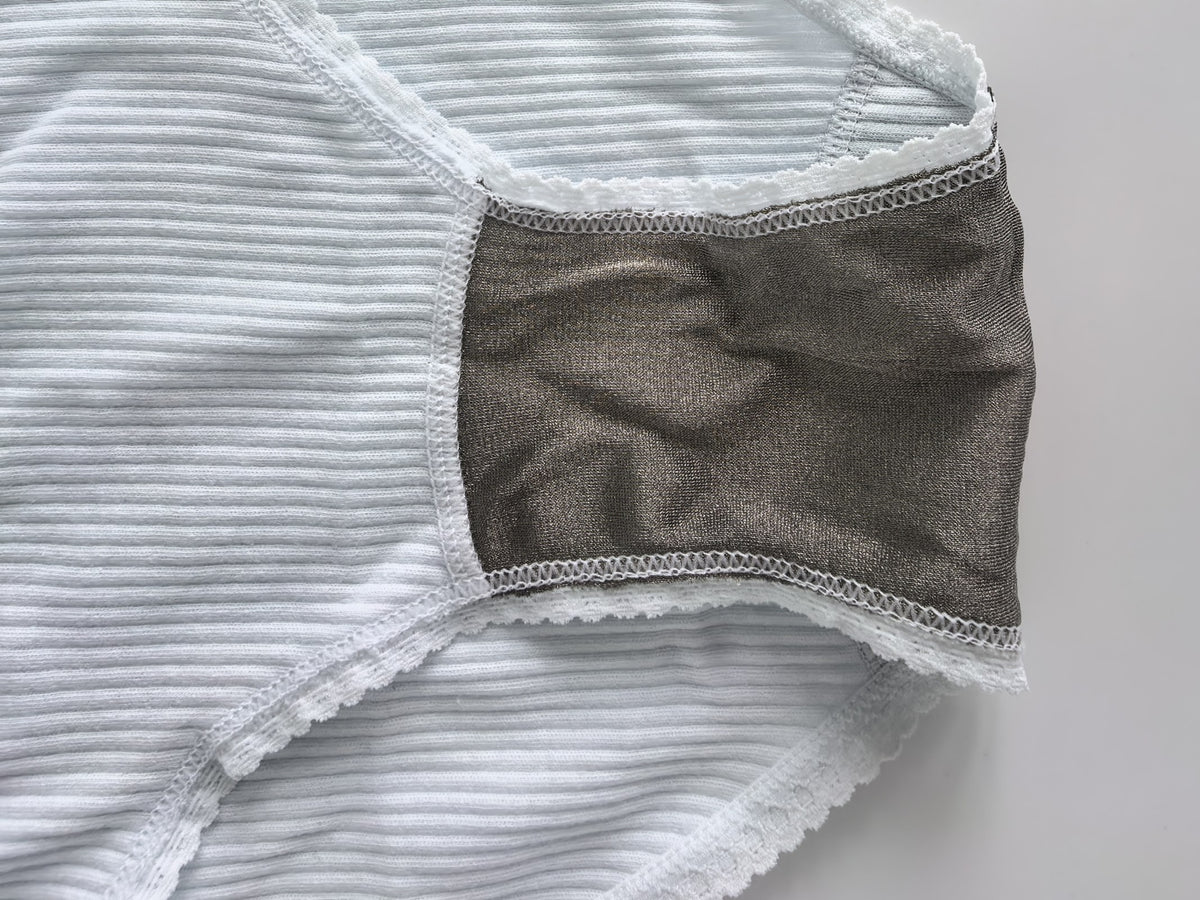 Silver Fiber EMF Blocking Women Underwear, Breathable Cotton Anti Radiation Panties