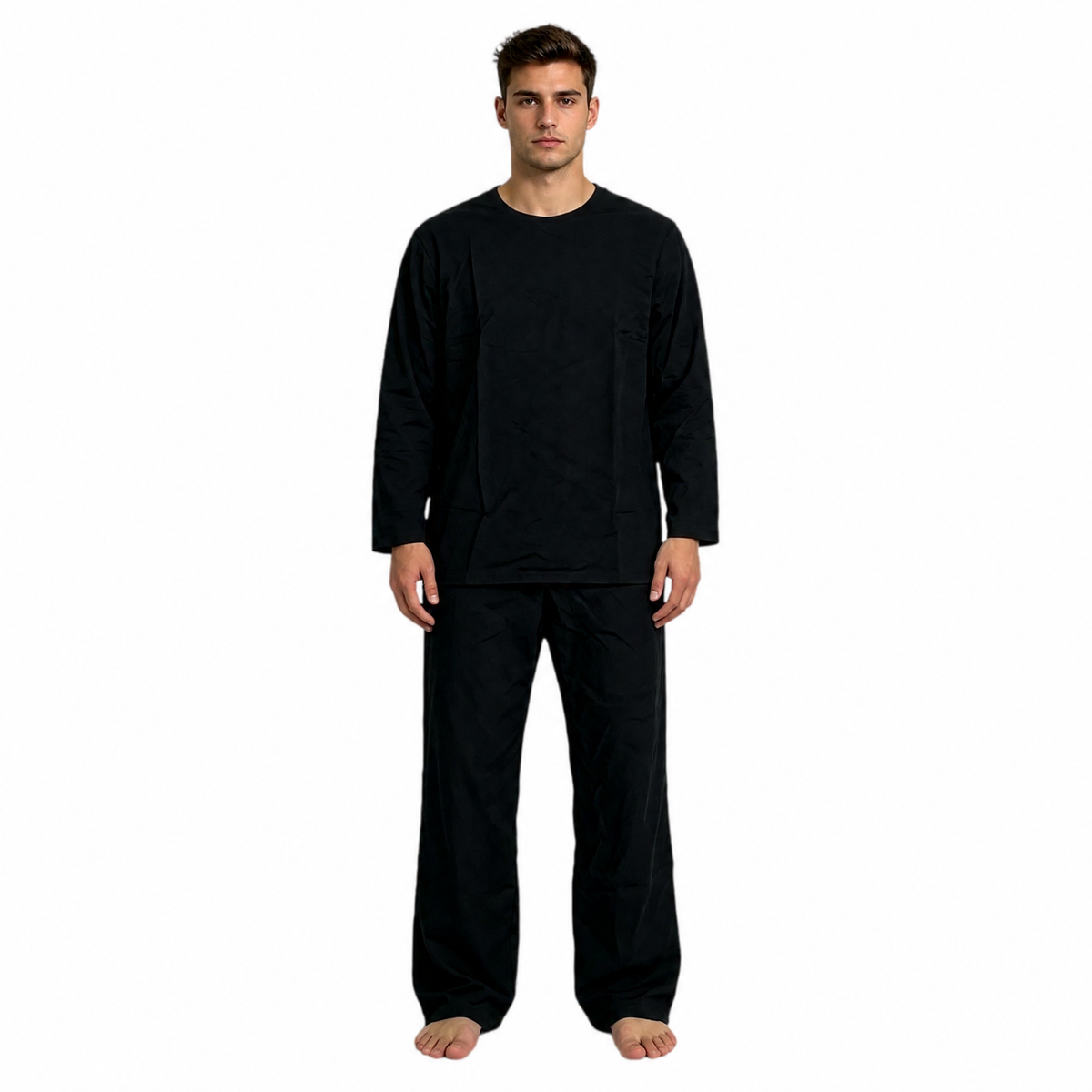 Premium Silver Fiber & Cotton Thermal Underwear, Full-Body EMF Anti-Radiation Base Layer Set, Anti-Static Antibacterial Warm Long Johns for Daily Wear