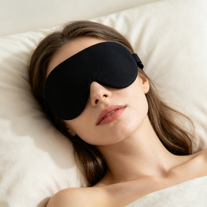 Silver Fiber EMF Shielding Sleep Eye Mask, Anti-Radiation Conductive Antibacterial Odor Resistant Mask