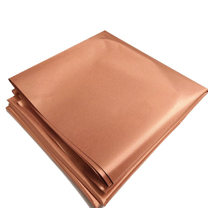 99.99% Pure Copper Woven Fabric, EMI EMF RF Shielding Conductive Copper Cloth, Anti-Static Antibacterial Pure Copper Mesh Fabric for Faraday Cage, DIY Craft, Electronic Protection