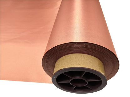 99.99% Pure Copper Woven Fabric, EMI EMF RF Shielding Conductive Copper Cloth, Anti-Static Antibacterial Pure Copper Mesh Fabric for Faraday Cage, DIY Craft, Electronic Protection