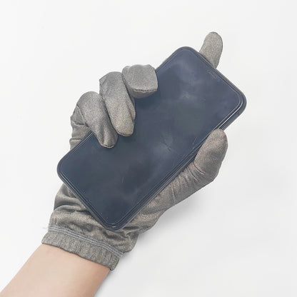 Silver Fiber Conductive Gloves | EMF Shielding, Anti-Radiation & Odor Resistant Gloves
