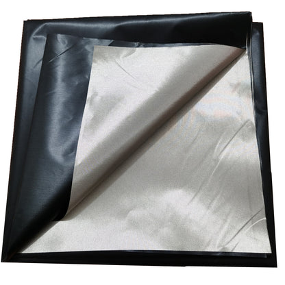 Black Carbon Fiber Nickel Copper Shielding Fabric, High-Shield Conductive Textile for EMF Radiation & Signal Isolation