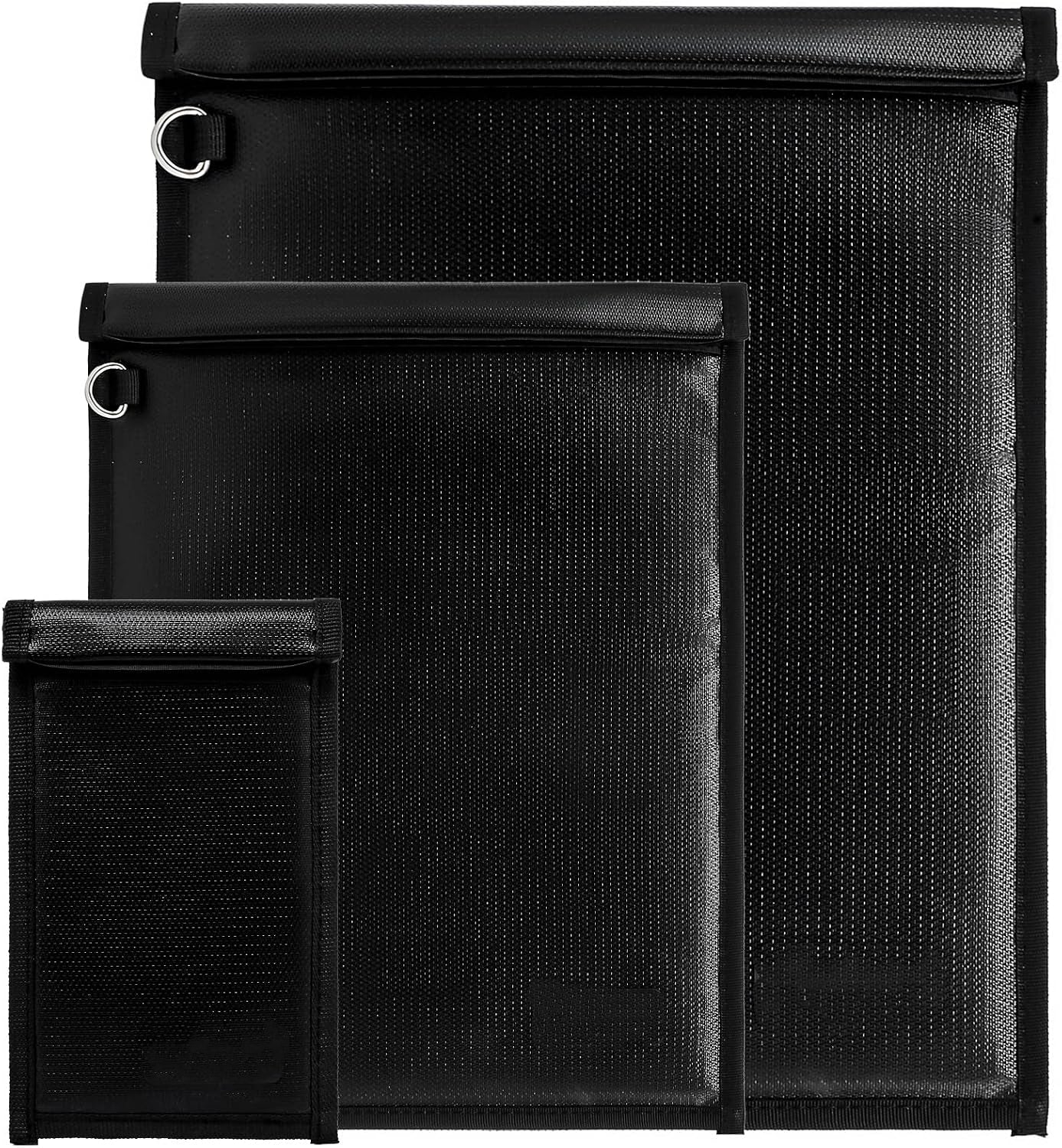 Large Faraday Bags for Laptops & Tablets & Car Keys - 3 Pack Faraday Cage, Faraday Key Fob Protector, Fireproof & Waterproof RFID Bag, Car Key Signal Blocker