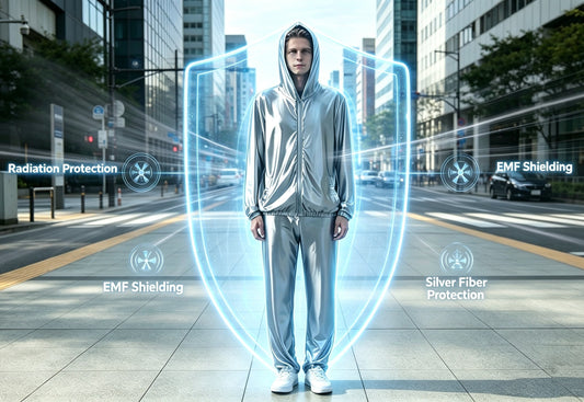 Full-Frequency EMF Blocking Thermal Hoodie Set, High-Purity Silver Fiber Skin-Friendly Radiation Protection Daily Base Layer - Amradield