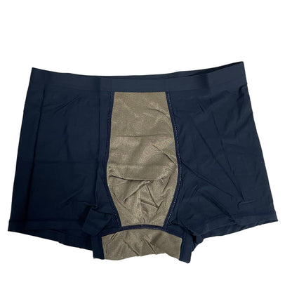 Men's Anti-Radiation Boxer Briefs, Spandex Satin & Silver Fiber EMF Protection Underwear - Amradield
