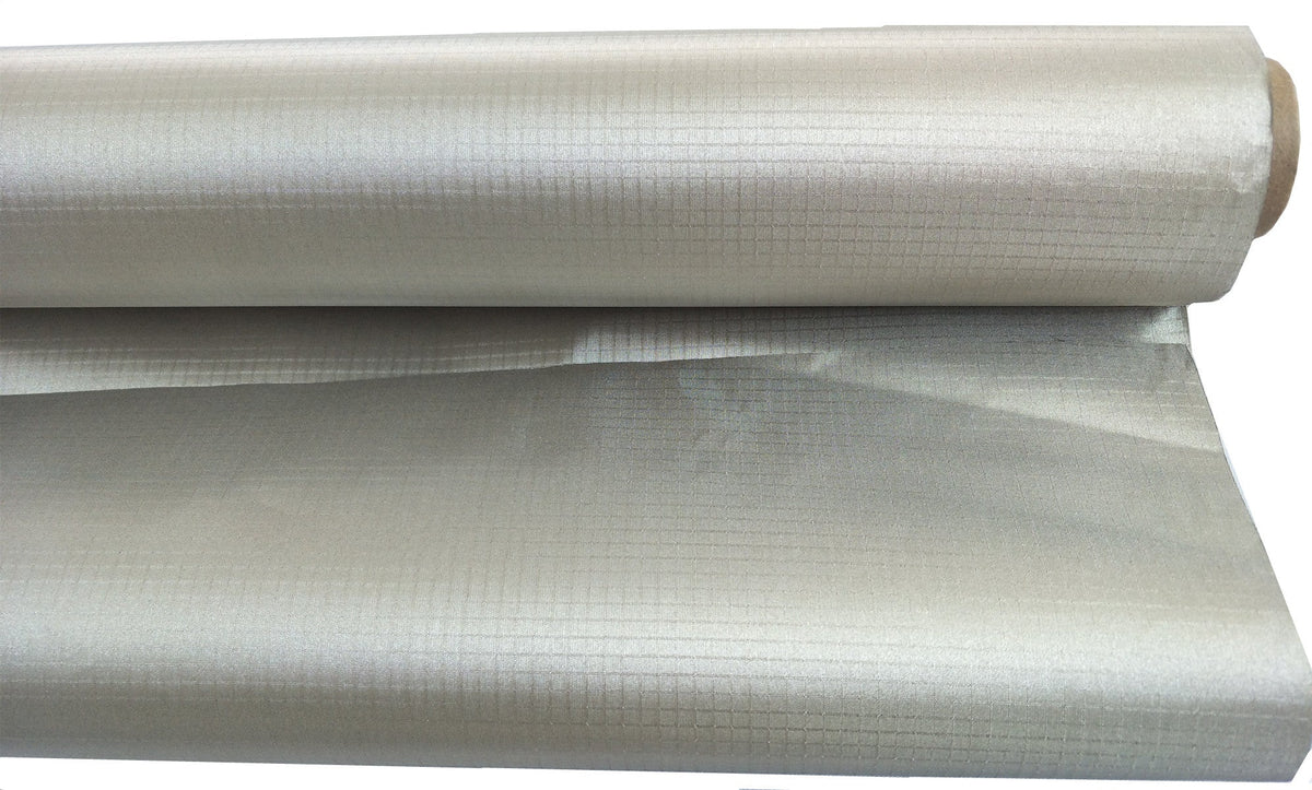 Ripstop Nickel Copper Conductive Fabric, EMI EMF RF Shielding Cloth, Flexible Anti-Static Shielding Textile for Electronic DIY, Industrial Shielding & Signal Isolation - Amradield