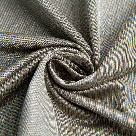 Silver Fiber Knit Fabric, EMF Radiation Shielding, Antibacterial Anti-Odor Conductive Stretch Fabric for Apparel & Industrial Use - Amradield