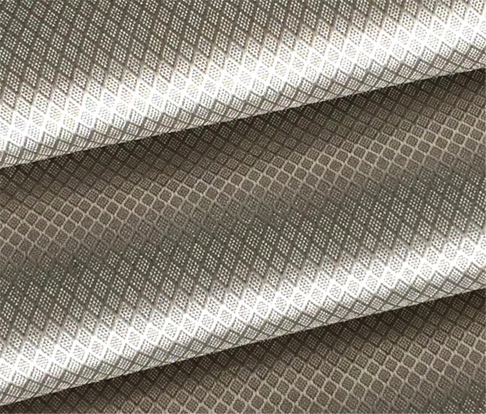 Anti-Static Silver Fiber Woven Fabric, High Shielding Efficiency, Permanent Antibacterial Cooling Textile Material