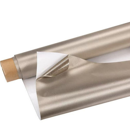 Self-Adhesive Nickel Copper Conductive Fabric, Composite EMI Shielding Cloth for Signal Blocking & Electronic Protection Faraday Wallpaper