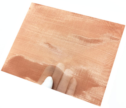 Pure Copper Mesh Dense Filter Virus Proof Anti Bacteria Breathable Fabric Sheets for Mask