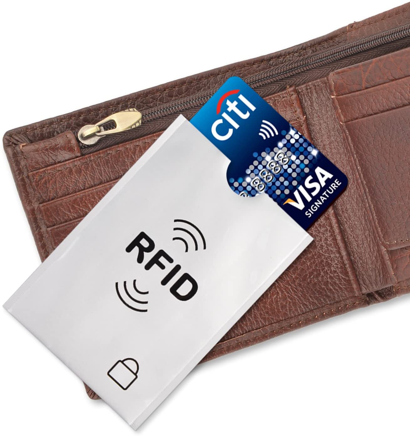 Anti Theft 12 RFID Blocking Credit Card Sleeves 3 Passport RFID Security Holders