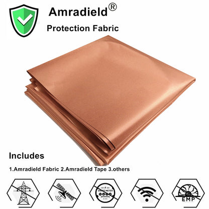 Pure Copper Fabric Soft Plain with 3 Proof