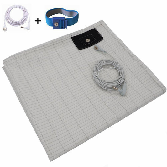 Earthing Flat Sheets and Pillowcase Kits -Silver Fiber EMF Protection for Better Sleep