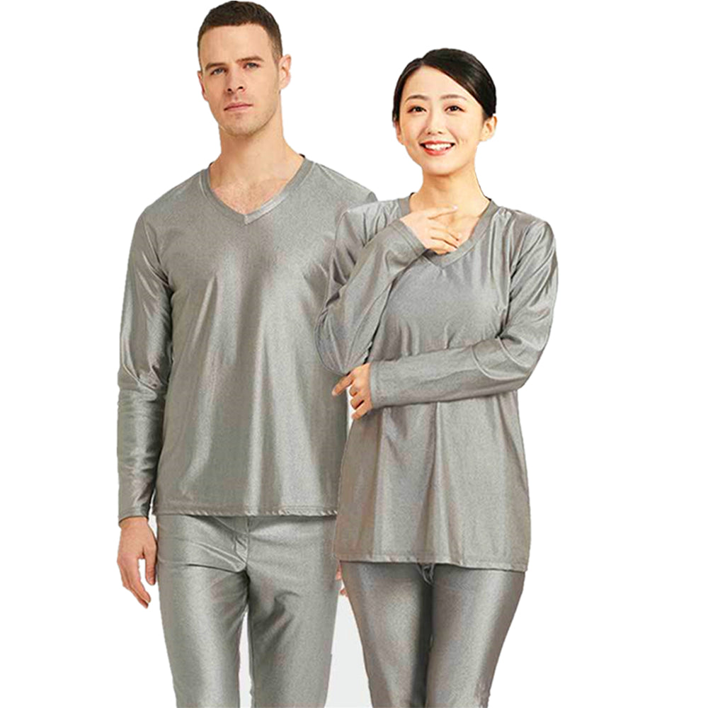 EMF Shielding Unisex T-shirt Made with Silver Fiber Fabric - SleepGift