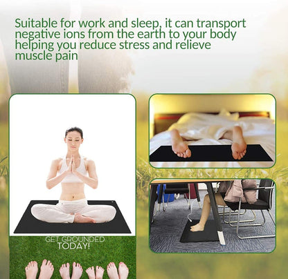 Grounding Mat Universal Kit,Reduced Anxiety,Pain,Inflammation,Tension Relief