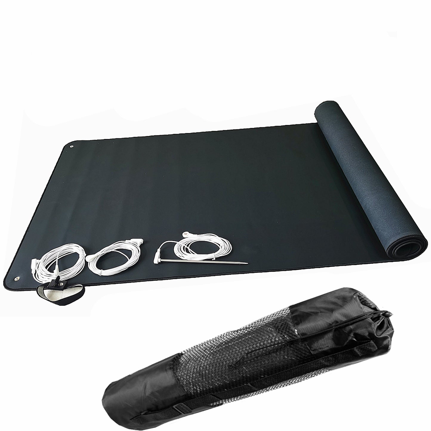 Earthing Yoga Mats Therapy Sheet Improves Sleep,Balance Blood Circulation 71x24"