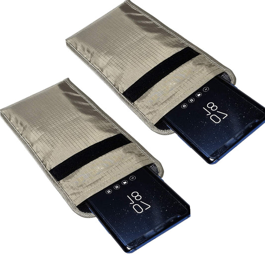 Faraday Bag Security Pouch - Cell Phone Anti-Tracking/Spying GPS RFID Shielding