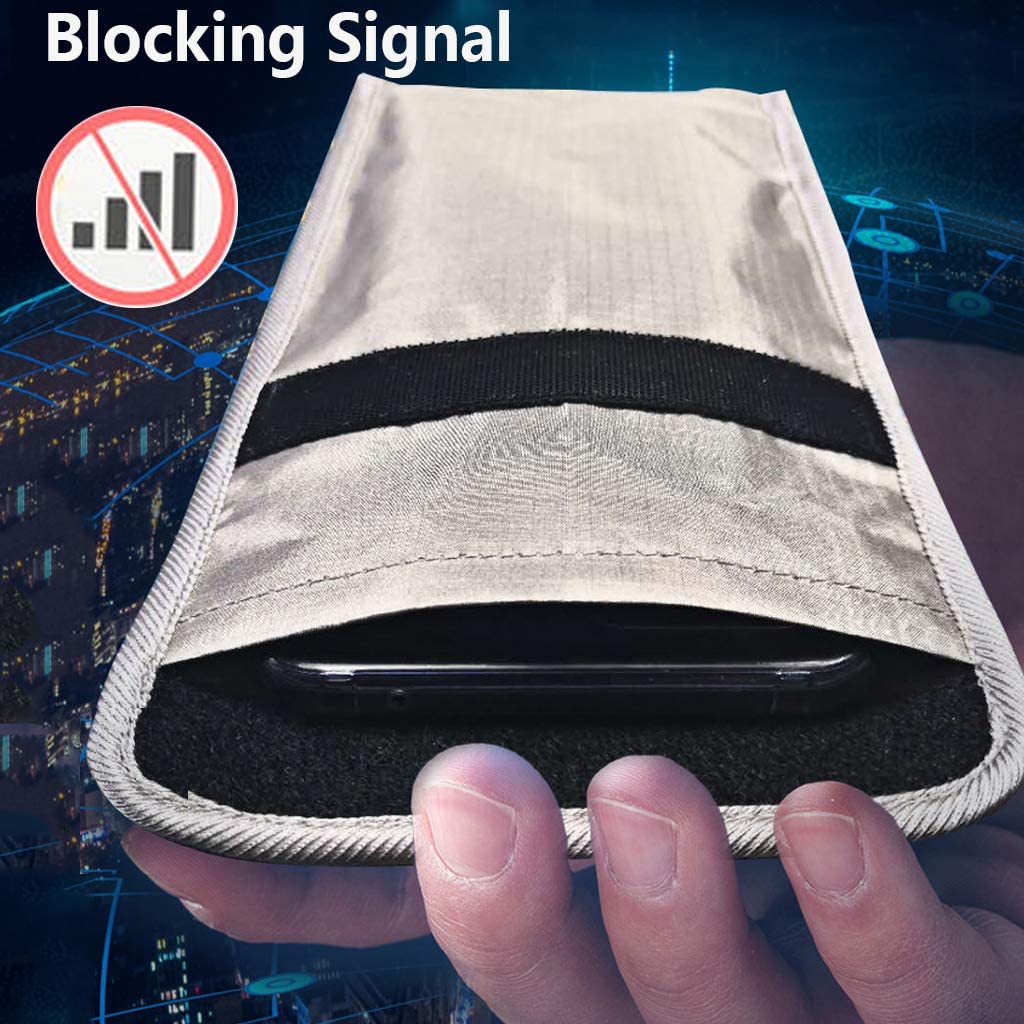 Faraday Bag Security Pouch - Cell Phone Anti-Tracking/Spying GPS RFID Shielding