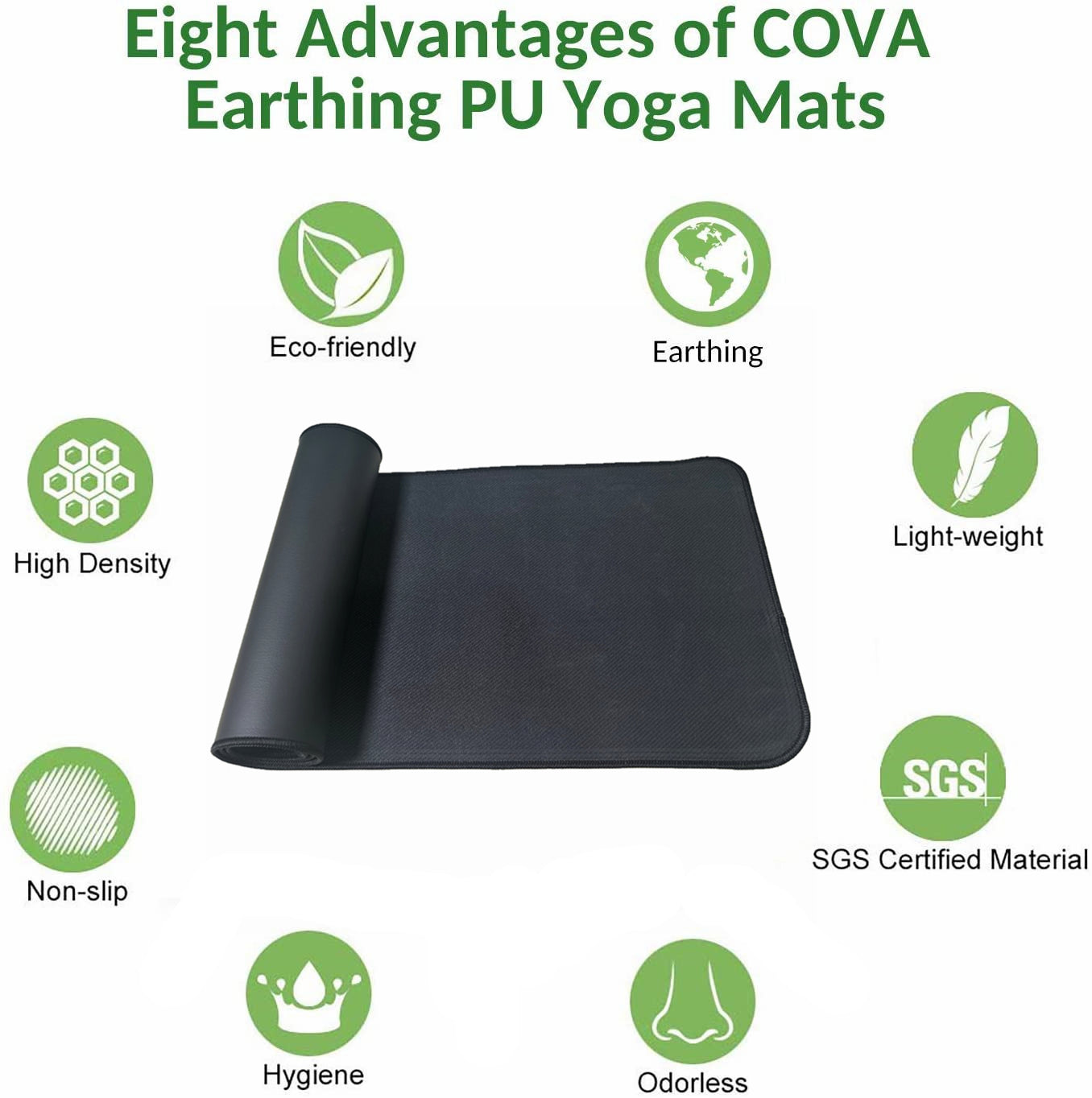 Large Grounding Therapy Mats Improves Sleep, Reduces EMF Inflammation 39.3x11.8"