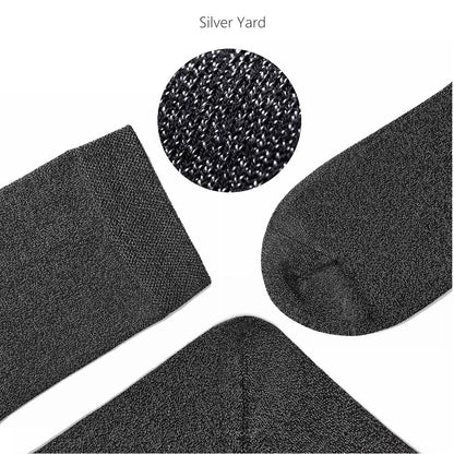 Anti Bacteria EMF Casual Socks for Therapy Healthy Silver Fiber Unisex 2 packs