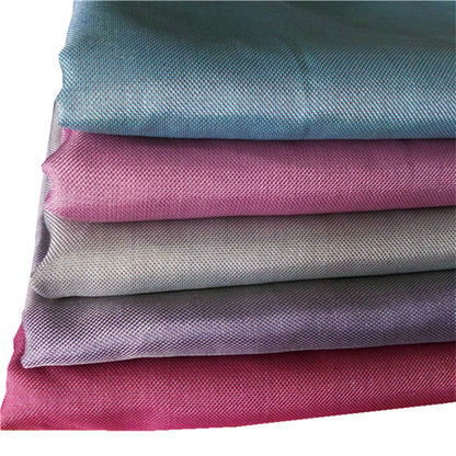 Silver Fiber RPET Woven Blended Fabric Multi Colors