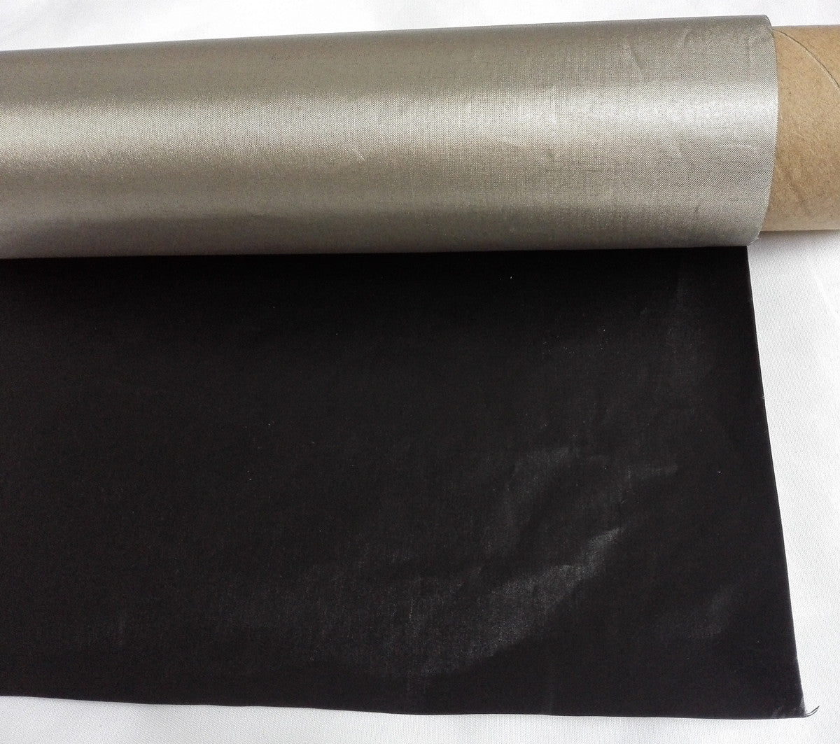 EMF protection copper carbon fabric black