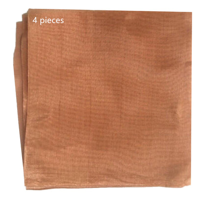 Pure Copper Mesh Dense Filter Virus Proof Anti Bacteria Breathable Fabric Sheets for Mask