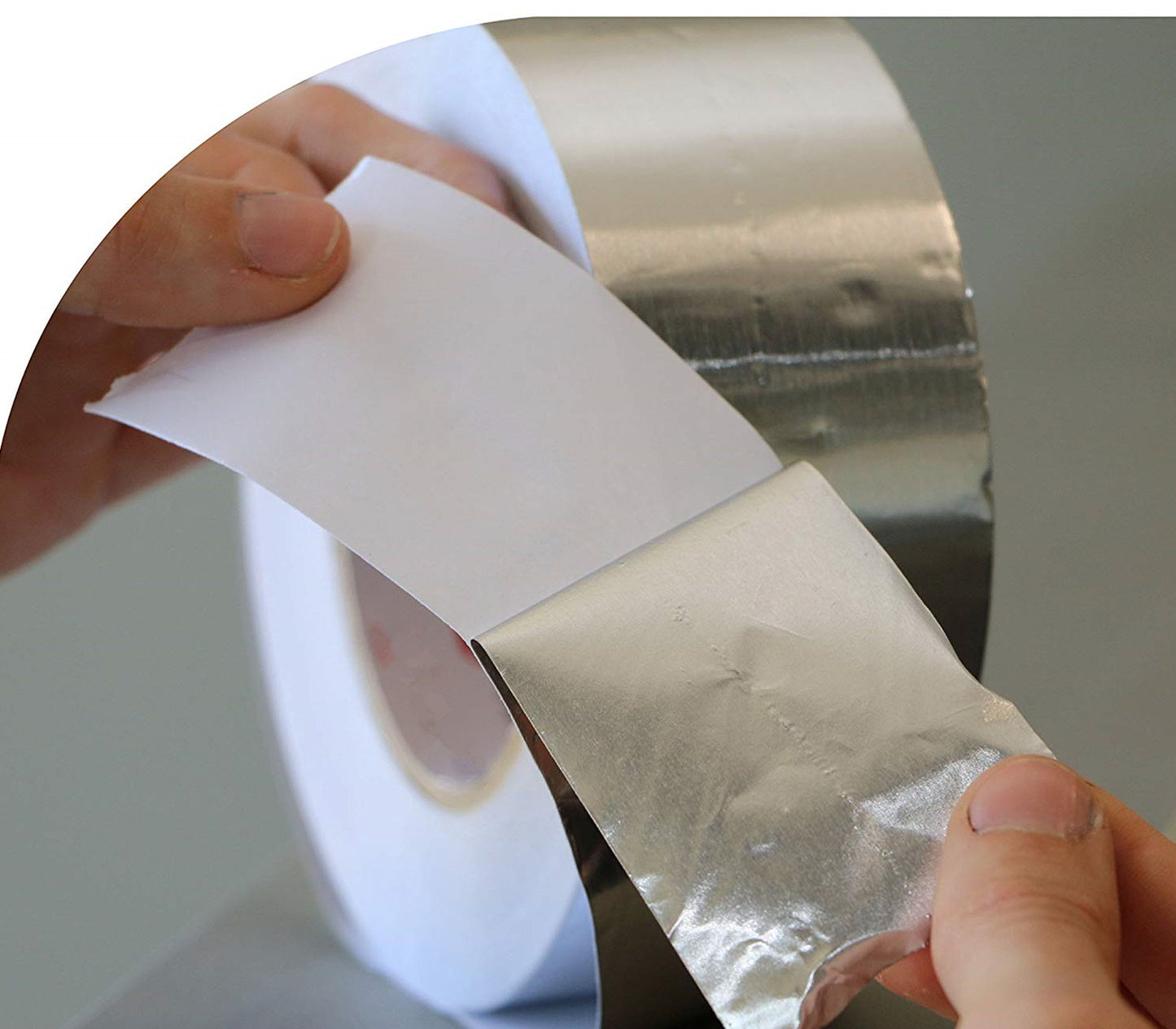 Aluminum Tape/Aluminum Foil Tape -2 inch Wide x 164 feet Long (Thickness 3.4 mil),Perfect for HVAC, Duct, Pipe, Insulation,Metal Repair