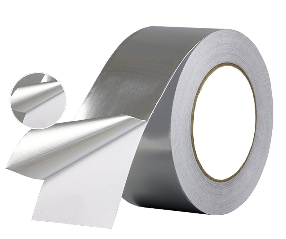 Aluminum Tape/Aluminum Foil Tape -2 inch Wide x 164 feet Long (Thickness 3.4 mil),Perfect for HVAC, Duct, Pipe, Insulation,Metal Repair