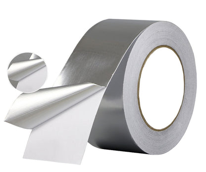 Aluminum Tape/Aluminum Foil Tape -2 inch Wide x 164 feet Long (Thickness 3.4 mil),Perfect for HVAC, Duct, Pipe, Insulation,Metal Repair